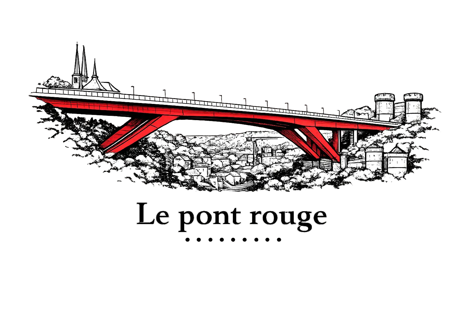 Le pont rouge